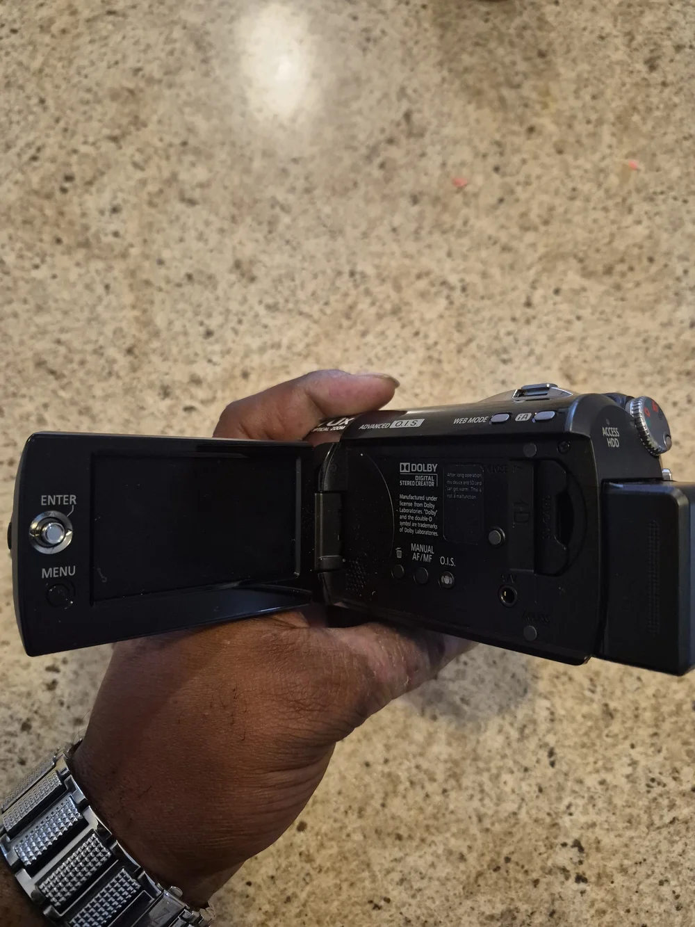 Panasonic Black SDR-H80 HDD Camcorder with 70x Optical Zoom